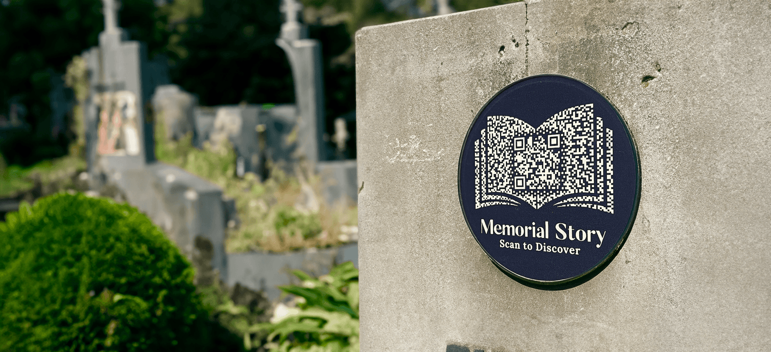 Memorial Story® Medallion & Token QR Code Plaques - Memorial Stories - QR Code Memorial Plaques