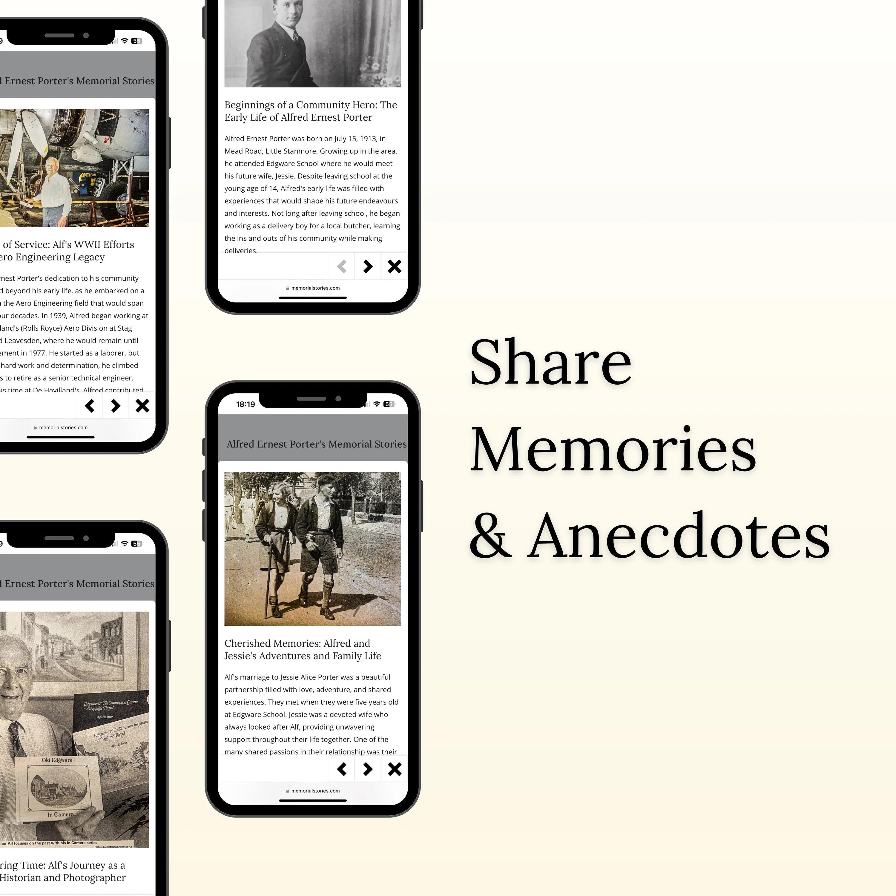 The Memorial Story Plaque - Memorial Stories - QR Code Memorial Plaques