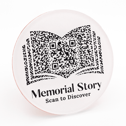 The Memorial Story Plaque - Memorial Stories - QR Code Memorial Plaques